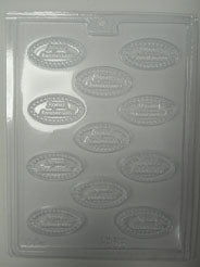 Moule à chocolat - Joyeux Anniversaire - Bouchée (B-I236)