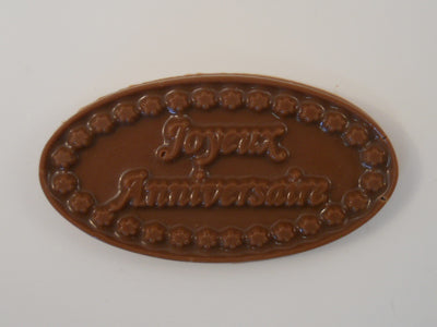 Moule à chocolat - Joyeux Anniversaire - Bouchée (B-I236)