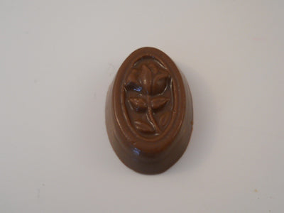 Moule à chocolat - Rose dans ovale - Bouchée - Fleur (B-I04)