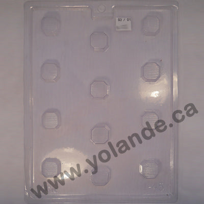 Moule à chocolat Praliné - Hoctogone - Bouchée (B-I45)