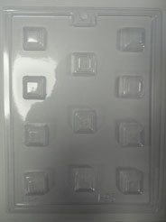 Moule à chocolat - Carrée - Bouchée (B-I93)