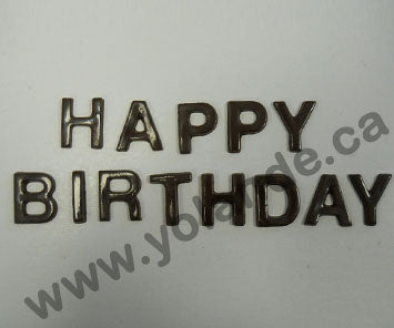 Moule à chocolat - Chiffres - Happy birthday- Bouchée (B-L06)