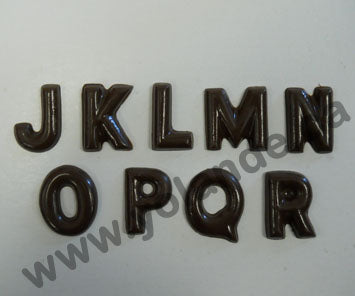 Moule à chocolat - Lettres de l'alphabet - Bouchée (B-L08)