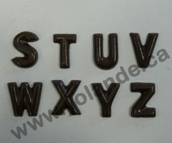 Moule à chocolat - Lettres de l'alphabet - Bouchée (B-L08)