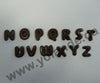 Moule à chocolat - Lettres et chiffres - Bouchée (B-L12)