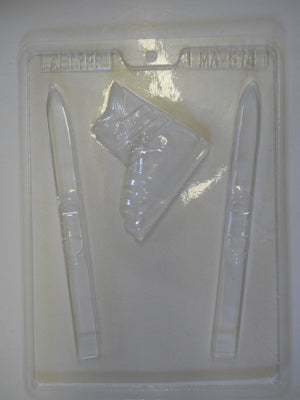 Bâton - Bottine - Ski 7 3/4" - Bouchée - Sport (MA-574)