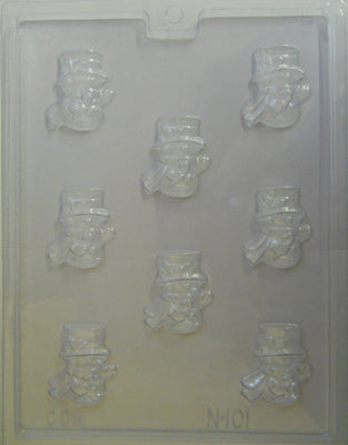 Moule à chocolat Noël - Bonhomme de neige - Bouchée (B-N101)