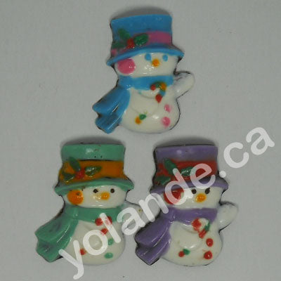 Moule à chocolat Noël - Bonhomme de neige - Bouchée (B-N101)