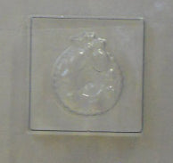 Moule à chocolat Noël - Carré menthe de Noël - Bouchée (B-N129)