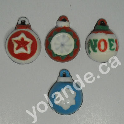 Moule à chocolat Noël - Boule de Noël - Bouchée (B-N13)