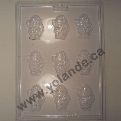 Moule à chocolat Noël - Père Noël debout - Bouchée (B-N147)