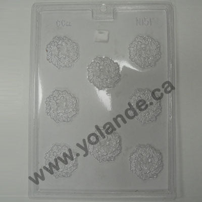 Moule à chocolat Noël - Couronne - Bouchée (B-N151)