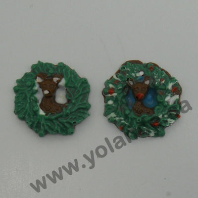 Moule à chocolat Noël - Couronne - Bouchée (B-N151)