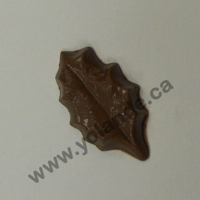 Moule à chocolat Noël - Feuille de houx - Bouchée (B-N165)