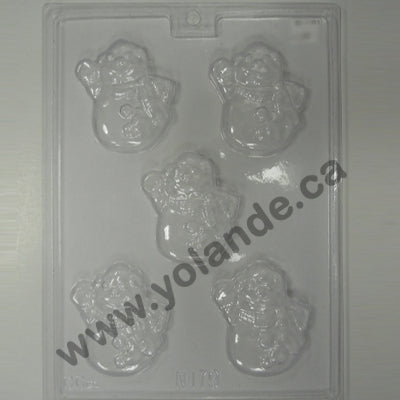 Moule à chocolat Noël - Bonhomme de Neige - Bouchée (B-N179)