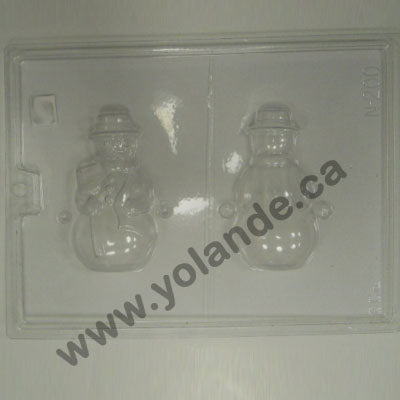 Moule à chocolat Noël - Bonhomme de Neige en 3d (D-N200)