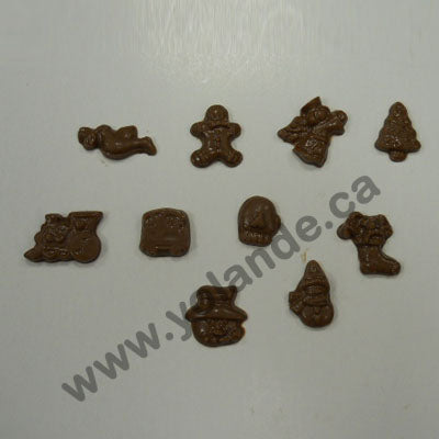 Moule à chocolat Noël - Mini-Bouchée aux formes variées (B-N202)