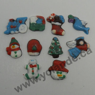 Moule à chocolat Noël - Mini-Bouchée aux formes variées (B-N202)
