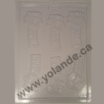 Moule à chocolat Noël - Joyeuses fêtes  - Bouchée (B-N285)