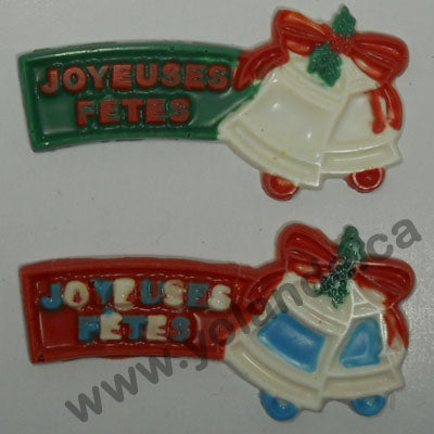Moule à chocolat Noël - Joyeuses fêtes  - Bouchée (B-N285)