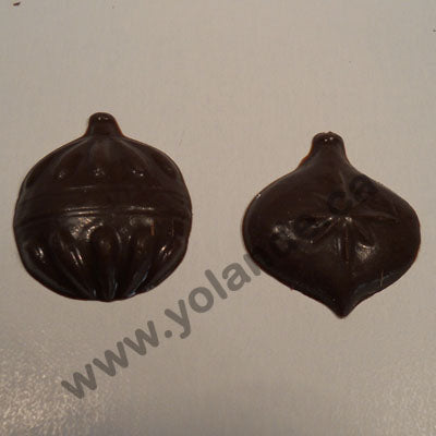 Moule à chocolat Noël - Boule de Noël à l'ancienne - Bouchée (B-N308)