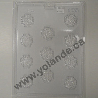 Moule à chocolat Noël - Flocon de neige - Bouchée (B-N335)