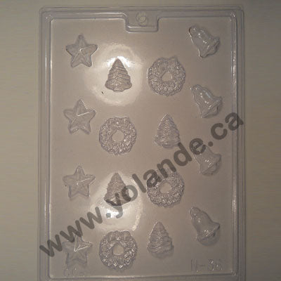 Moule à chocolat Noël - Assorties - Bouchée (B-N36)