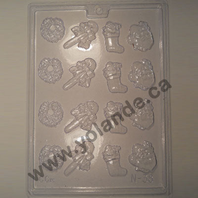 Moule à chocolat Noël - Assorties - Bouchée (B-N38)