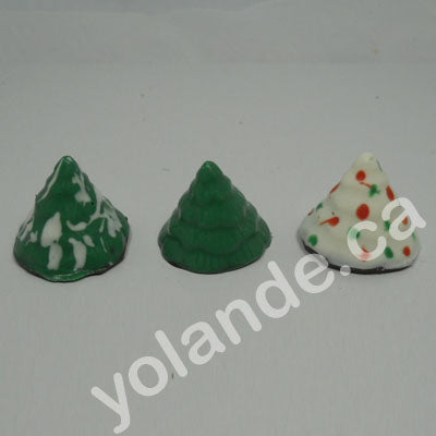 Moule à chocolat Noël - Sapin 3d - Bouchée (B-N73)