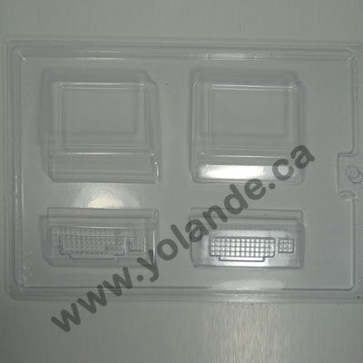 Moule à chocolat Coffre en forme d'ordinateur (B-O22)