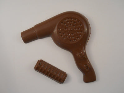 Moule à chocolat Métier - Coiffeuse - Séchoir - Peigne - Bigoudi - Brosse (B-O03)