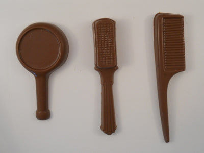 Moule à chocolat Métier - Coiffeuse - Séchoir - Peigne - Bigoudi - Brosse (B-O03)
