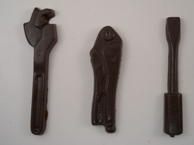 Moule à chocolat Outils - Outils, clé à molette, marteau, pince, casque protecteur (B-O16)
