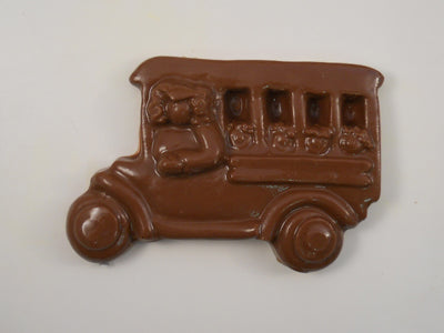 Moule à chocolat Métier - Professeur - Secrétaire - Agrafeuse - Ciseau - Règle - Autobus scolaire (B-O07)