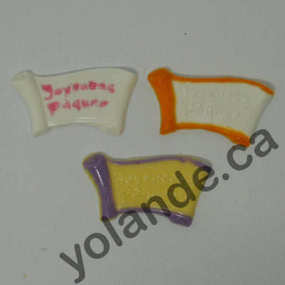 Moule à chocolat de Pâques - Joyeuses Pâques - Bouchée (B-P194)