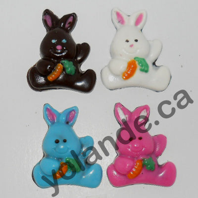 Moule à chocolat de Pâques - Lapin assis - Bouchée (B-P39)