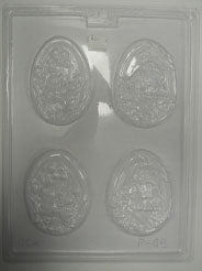 Moule à chocolat de Pâques - Plaque panier - Bouchée (B-P46)