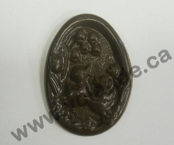 Moule à chocolat de Pâques - Plaque panier - Bouchée (B-P46)