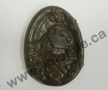 Moule à chocolat de Pâques - Plaque panier - Bouchée (B-P46)