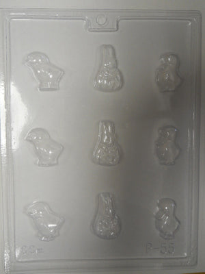 Moule à chocolat de Pâques - Bouchées assorties (B-P55)