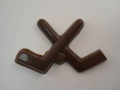 Moule à chocolat Sport - Bâton de hockey - Bouchée (B-S41)
