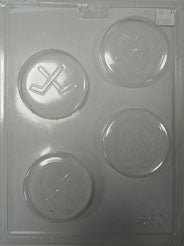 Moule à chocolat Sport - Rondelle de hockey - Bouchée (B-S60)