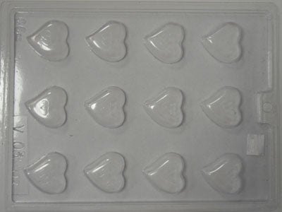 Moule à chocolat St-Valentin - Coeur simple - Bouchée (B-V03)