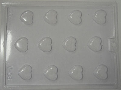 Moule à chocolat St-Valentin - Coeur simple - Bouchée (B-V08)