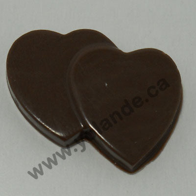 Moule à chocolat St-Valentin - Coeur double - Bouchée (B-V103)