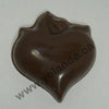 Moule à chocolat St-Valentin - Coeur en flamme - Bouchée (B-V119)