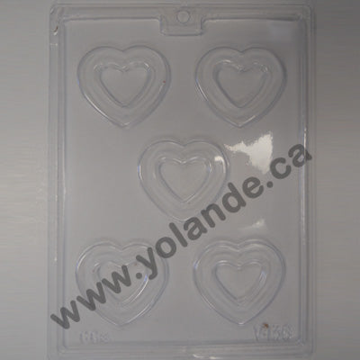 Moule à chocolat St-Valentin - Coeur - Bouchée (B-V136)