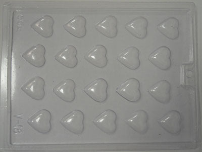 Moule à chocolat St-Valentin - Coeur simple - Bouchée (B-V18)