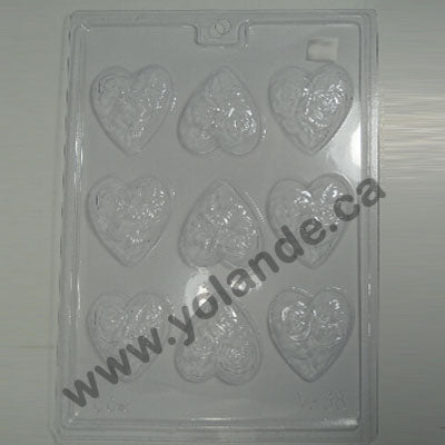 Moule à chocolat St-Valentin - Coeur - Bouchée (B-V38)