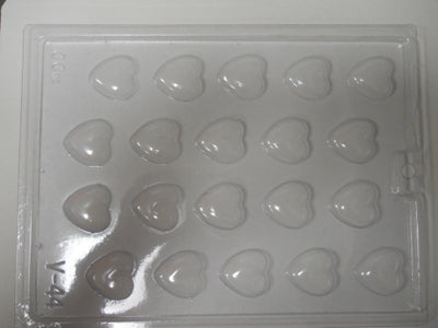 Moule à chocolat St-Valentin - Coeur lisse - Bouchée (B-V44)